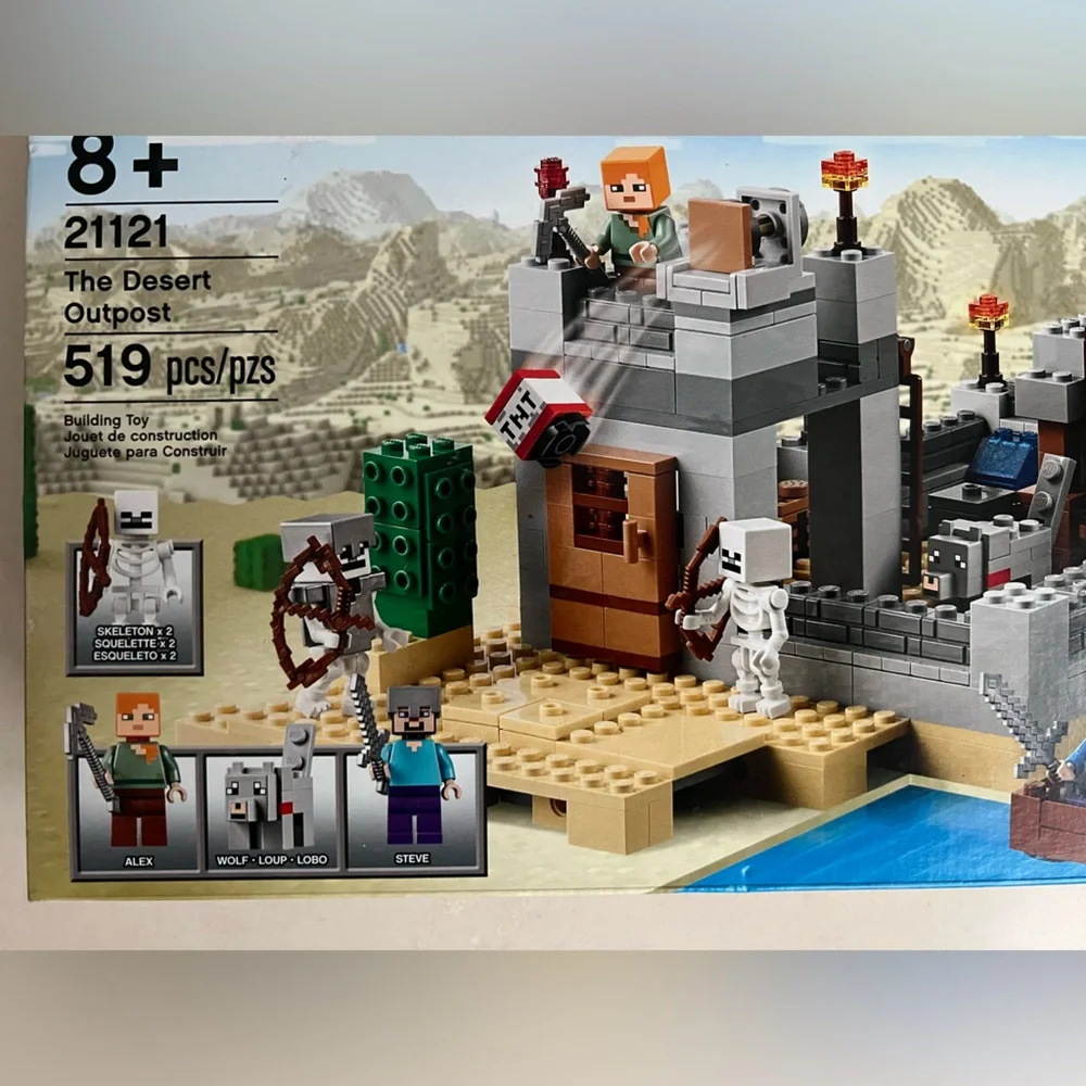 📦RARE Retired LEGO Minecraft: The Desert Outpost (21121) - NEW SEALED - Picture 8 of 17